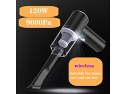 Aspirador de Mão Mini Aspirador de Carro Acessório para Carro Aspirador de Carro Sem Fio 9000Pa 120W Alto 001 Pretob