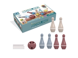 Primerox conjunto de Boliche Infantil com Luz 6 Pinos e 1 Bola Brinquedo para Crianças Meninos e Meninas