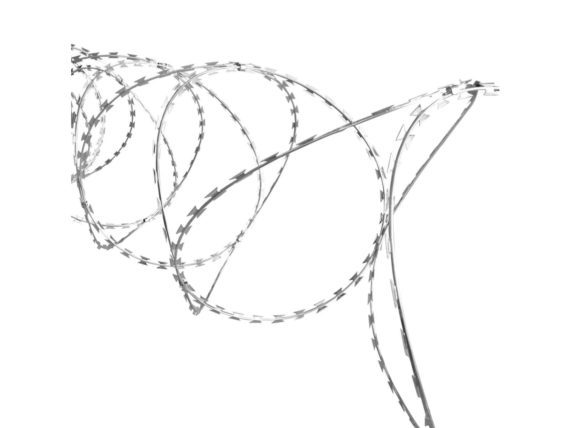Barbed Wire, Barbed Wires Vidaxl Prateado Aço (100 M)