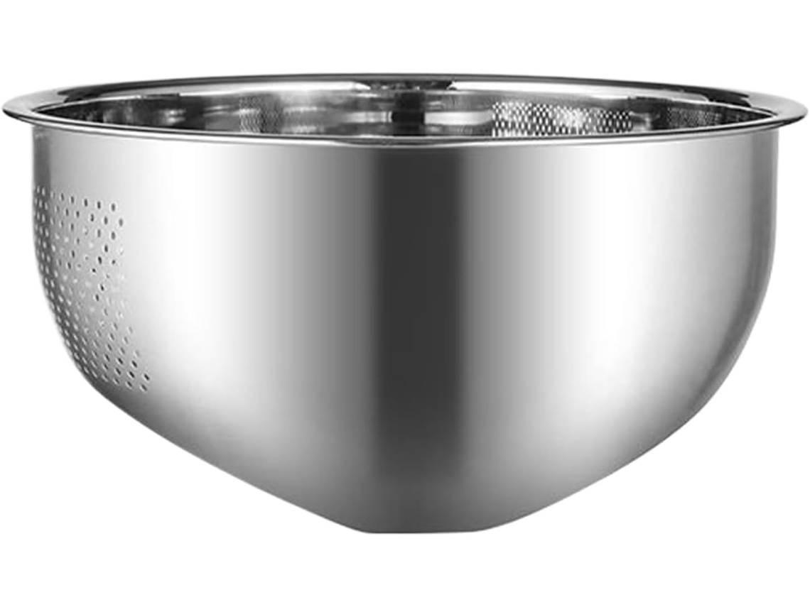 Tigela Escorredora De Arroz, Tigela De Aço Inoxidável Para Lavar Arroz Escorredor Para Casa, Jardi Gokoco