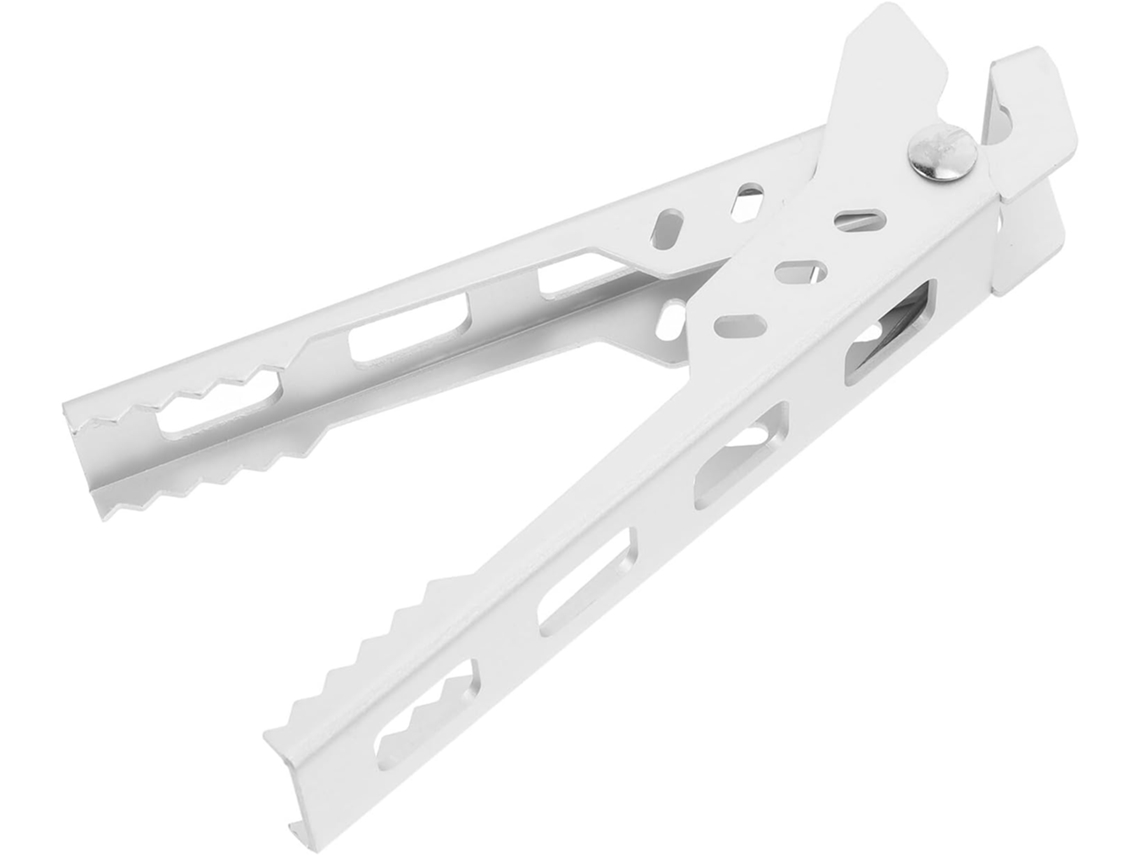 Pinça Multifuncional De Aço Inoxidável Com Dentes, Acessório Portátil Para Churrascos E Atividades Ao Ar Livre, Pinça