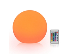 2026 luz de Bola Led Recargável, Lâmpada Decorativa com Controle Remoto para Quarto, Festa de Natal e Halloween, Impermeável