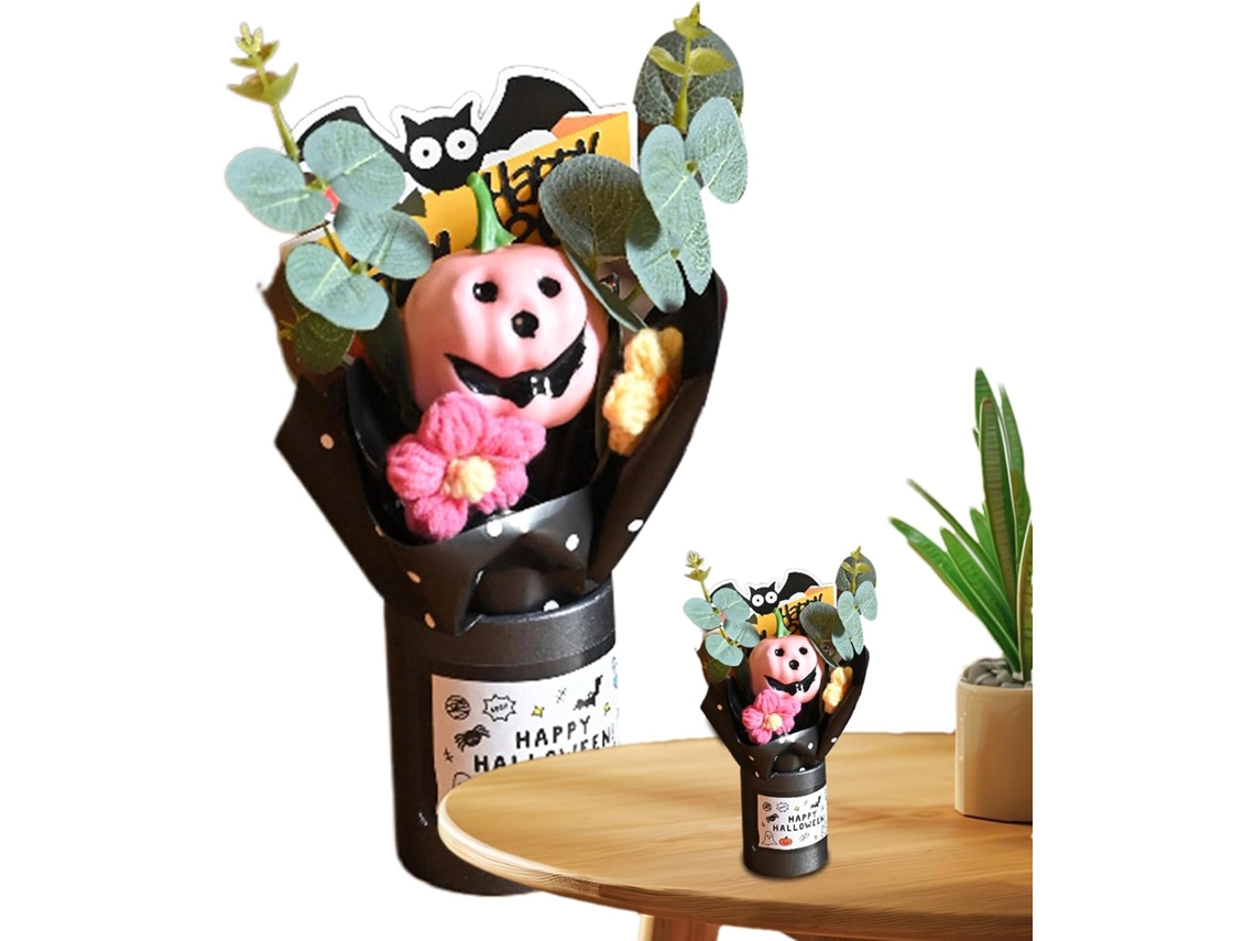 Mini Buquê De Flores De Halloween Para Decoração Sazonal | Escritório Festivo