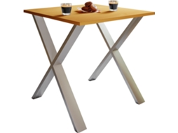 Mesa De Jantar De Madeira Mesa De Cozinha Xona X 80x50 Vcm