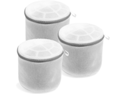 3 X Sacos de Roupa Máquina Lavar Malha Zíper Sapatos Roupa Íntima Itens Delicados 17 X 15 Cm YANYXR