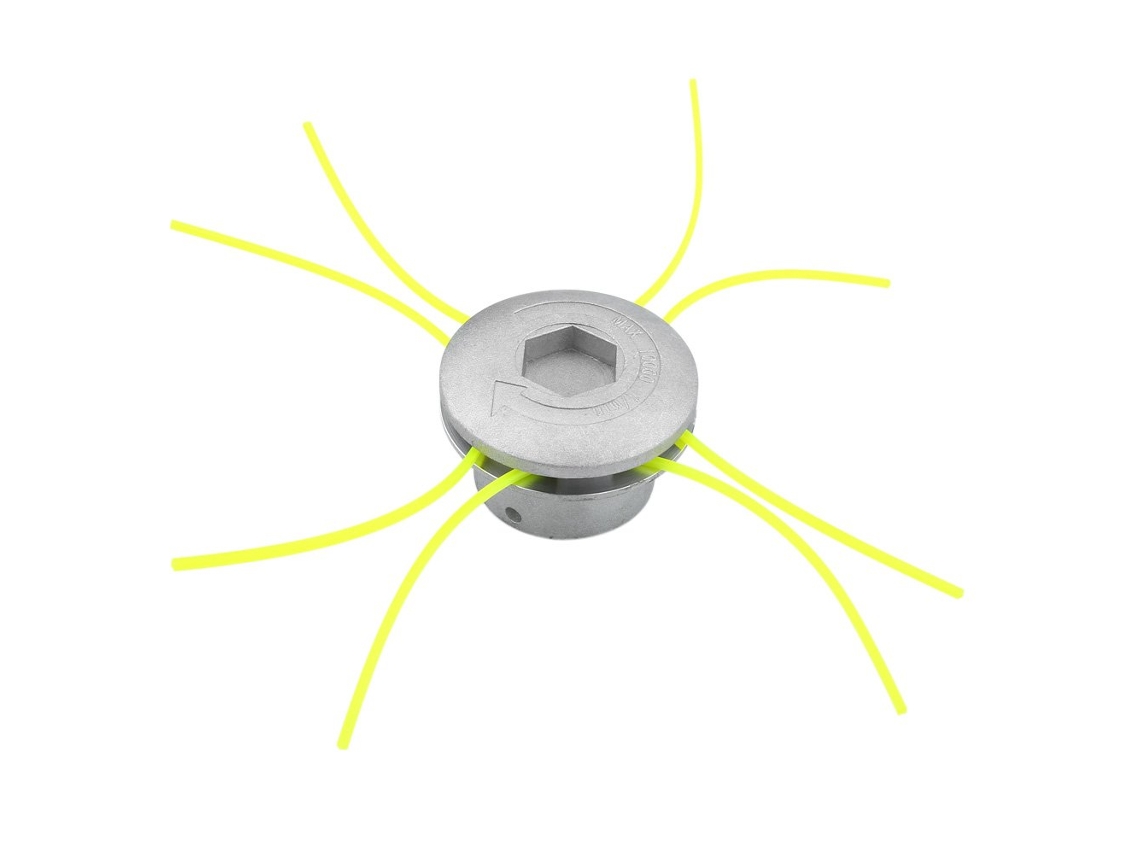 Cabeça De Corte De Nylon Para Desbaste,4 Fios,universal,para Jardim,relvado,pátio,em Alumínio Btforus