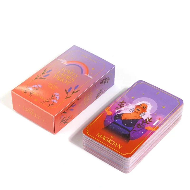 Tarot Da Bela Dama - Cartas Oráculo De 78 Cartas (versão Em Inglês) - Tabuleiro De Jogo De Adivinhação