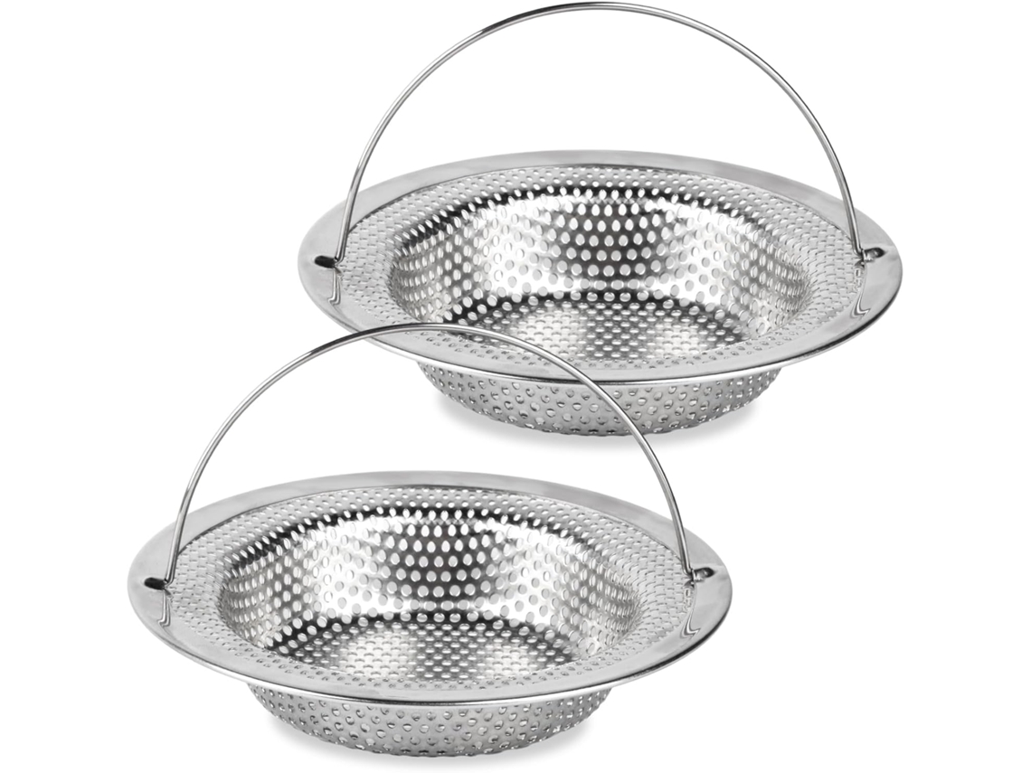 Ralo De Pia De 11 Cm, Ralo De Aço Inoxidável Com Alça, Ralo Universal Anti-entupimento