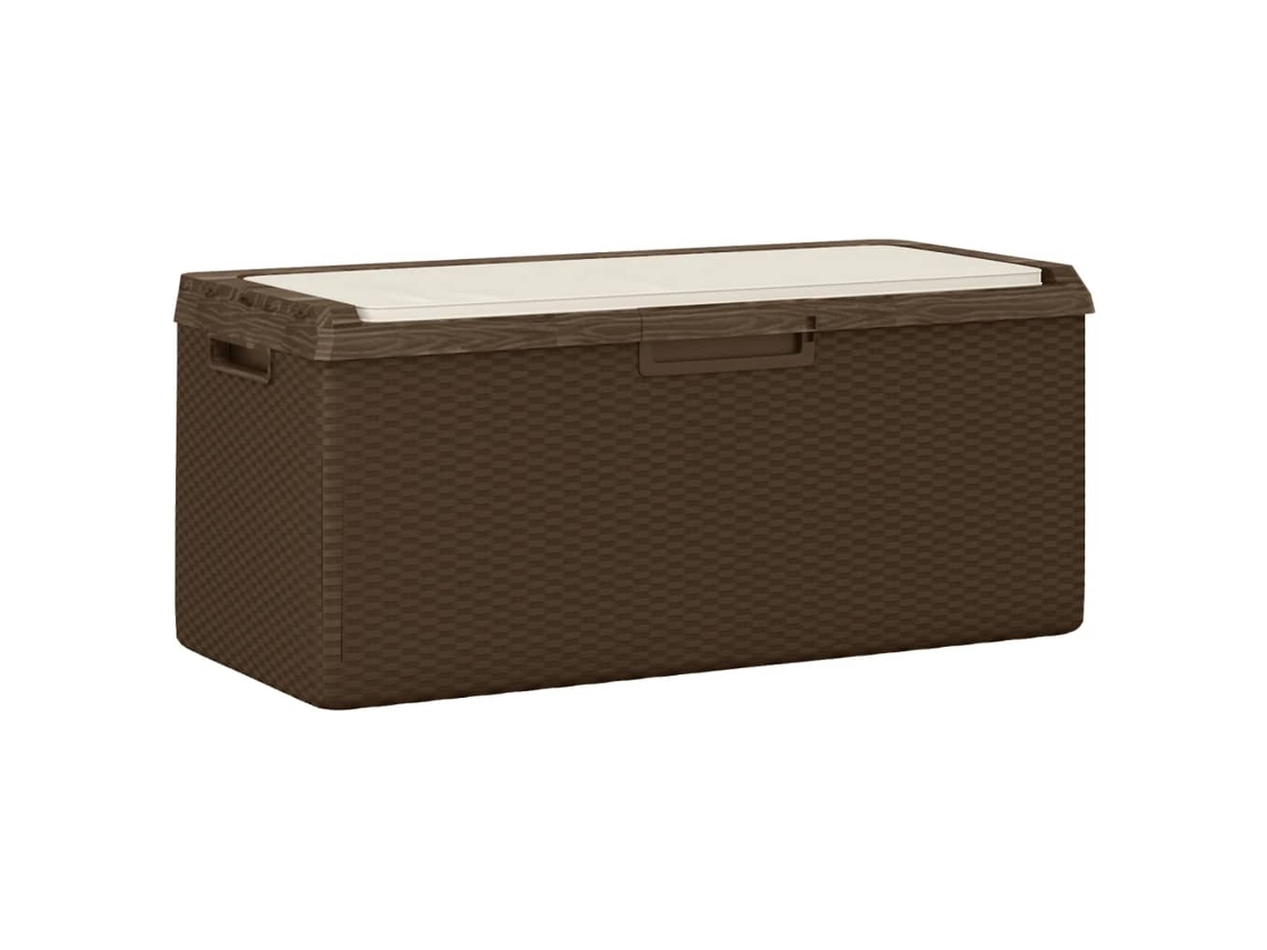 Garden Storage Box, Garden Storage Boxes Vidaxl Marrom Polipropileno (n/a)