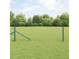 Vidaxl Cerca Hexagonal Com Poste 25 X 0,4 M Aço Revestido De Pvc Verde