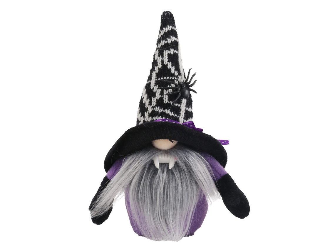 Gnome Pelúcia Halloween Boneca Sem Rosto Decorativo Mesa Presente Festivo | S/MARCA
