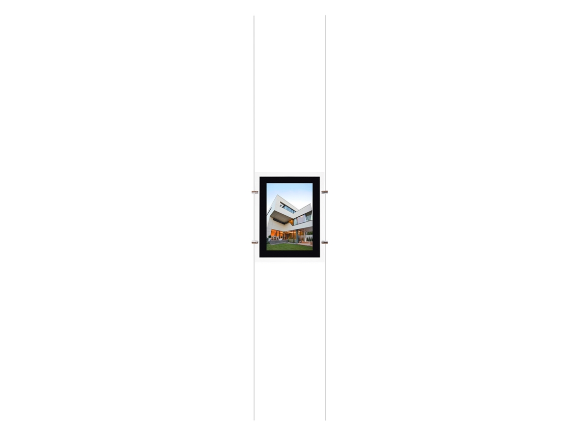 Kit Cartaz Expositor Led Din A3 Vertical