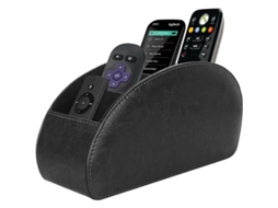 Nova Line organizador de Controles Remotos de Tv em Couro com 5 Compartimentos para Mesa