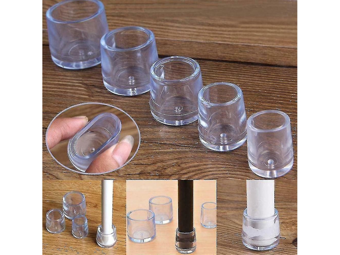 Protetores De Silicone Para Pés De Mesa E Cadeira, Caps E Tampas Para Chão