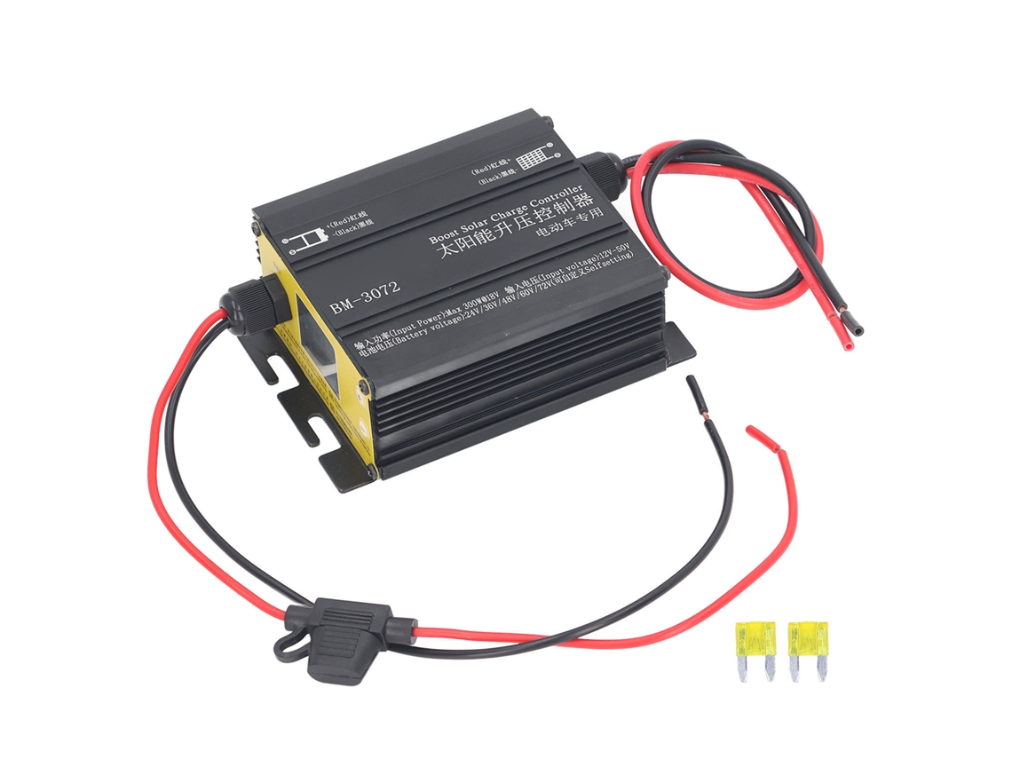 Controlador De Carga Solar Mppt Boost 16a 12v-50v Para Baterías Lifepo4 Ácido Gel