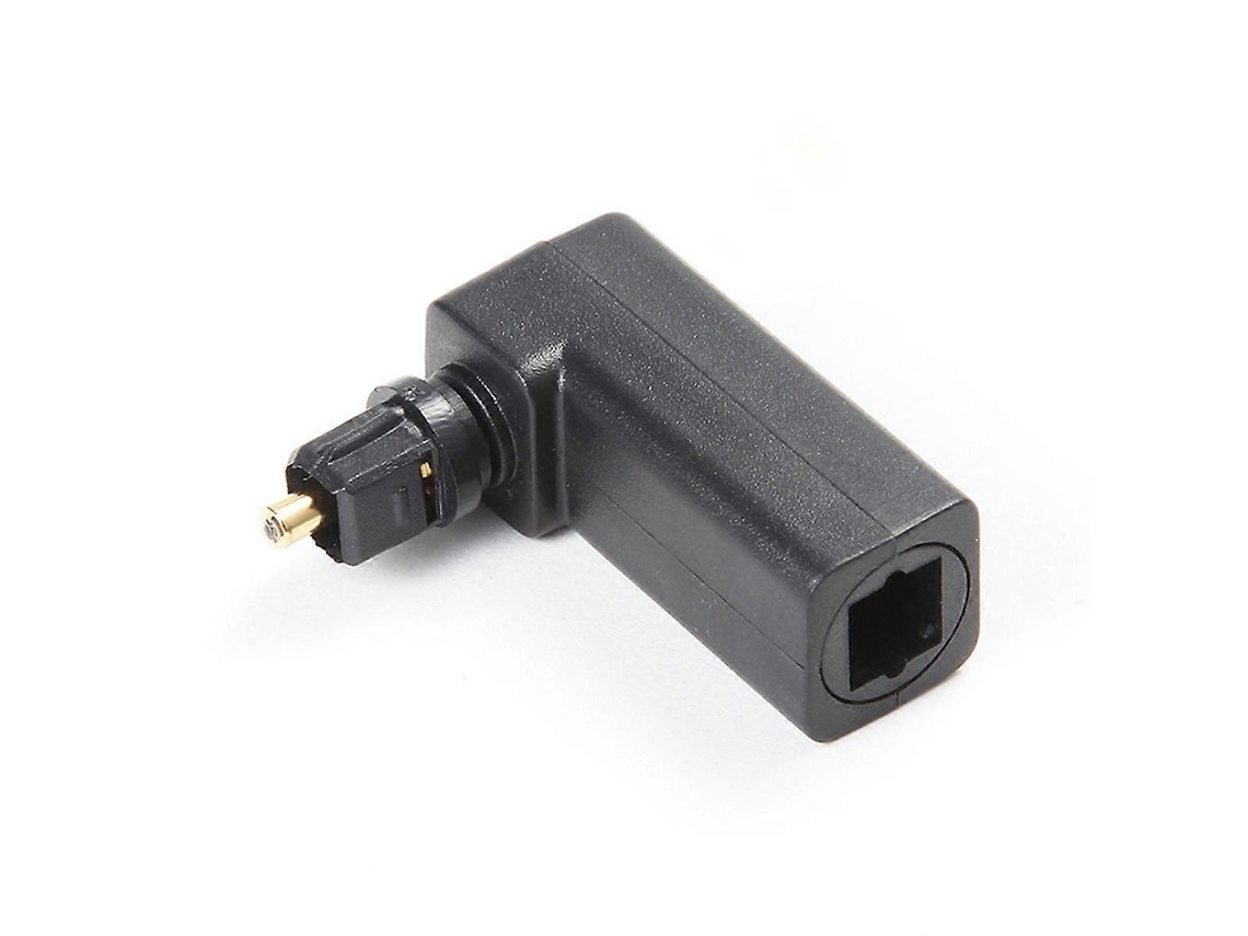 Lurelia Adaptador De Áudio Toslink/macho-fêmea/90°/360°