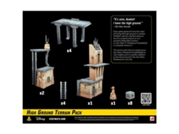 Star Wars Shatterpoint Conjunto De Terreno Elevado Jogo De Miniaturas Ac Déco
