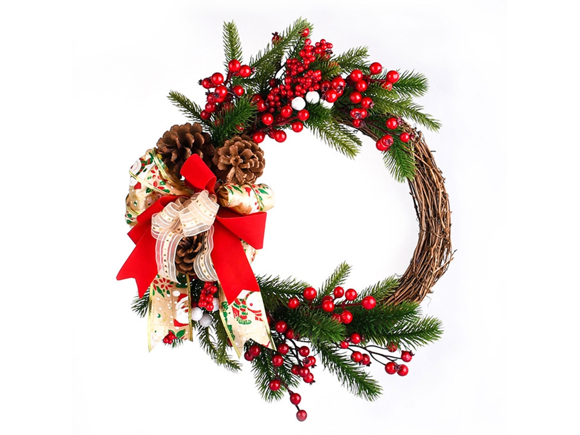 Guirlanda De Natal Decoração Parede Porta