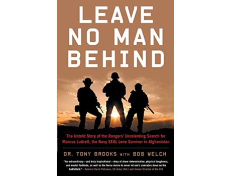 Livro Leave No Man Behind de Dr Tony Brooks e Bob Welch (Inglês)