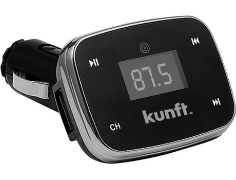 Transmissor FM KUNFT KFMT3205 Preto — Compatibilidade: USB | Jack 3.5mm | MP3