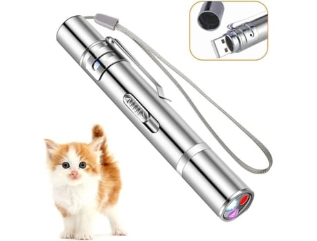 Brinquedo A Laser Recarregável Para Gatos E Cães, Ponteiro Laser Vermelho Para Jogos Interativos Indoor. Ynkkvre