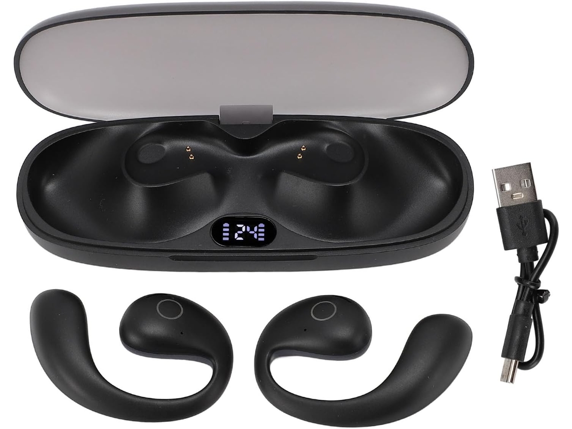 Fones De Ouvido Sem Fio Bluetooth 5 4 Para Esportes Com Indicador Bateria Em Led, 42 Horas De Reprodução Para Ciclismo