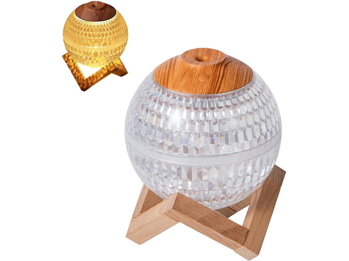 Umidificador Bola De Cristal Luz Difusor Para Crianças, Quarto, Aromaterapia, Proteção Segurança