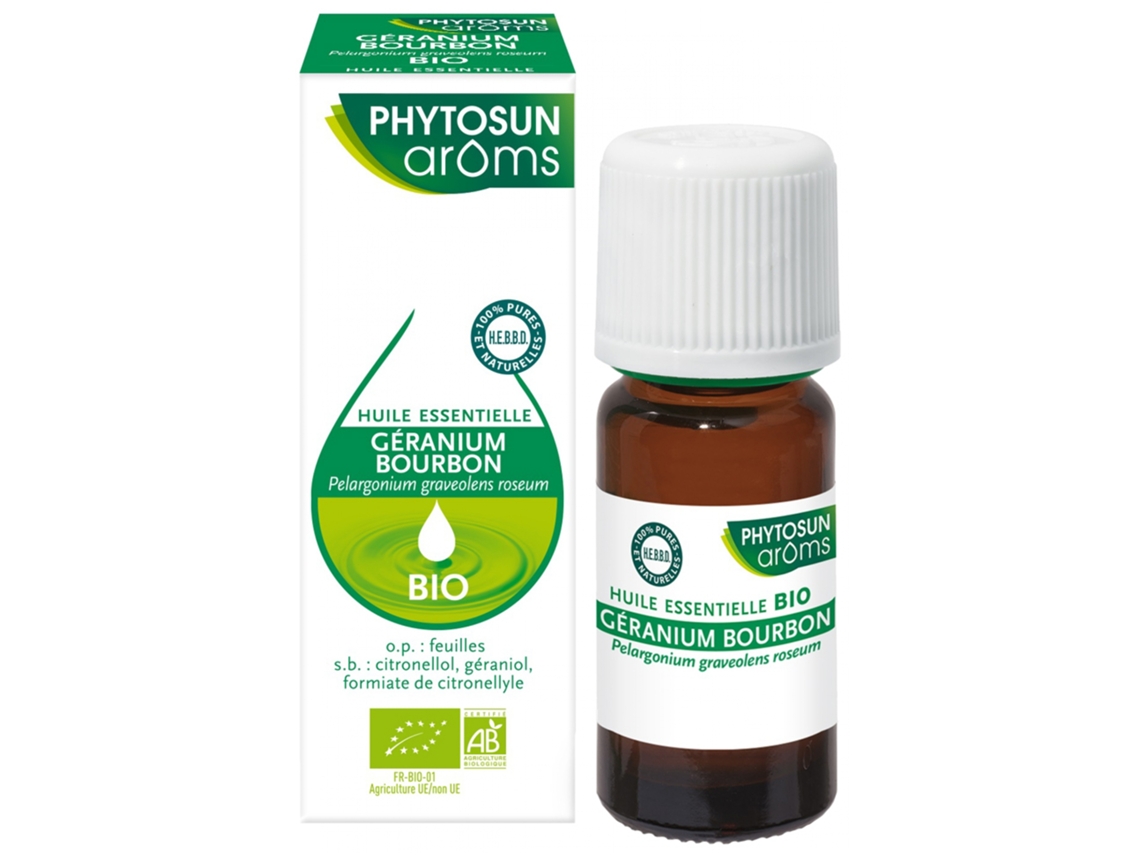 Gerânio Bourbon Pelargonium Graveolens Roseum Bio 10 Ml PHYTOSUN ARÔMS