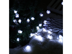 11m-branco-11/12/22m Luzes Led Solares À Prova D'água Festa De Natal Jardim Decoração De Casa