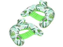 Conjunto Com 2 Cadeiras Infláveis, Com Porta-copos E Alças. Perfeito Para Piscinas, Lagos, Rios E Festas.