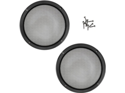 Capas Protetoras Pretas Para Alto-falantes Automotivos (2 Peças), Membranas Protetoras Para Alto-falantes E Subwoofers.