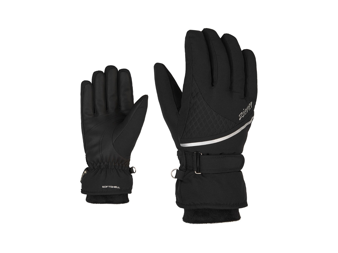 Luvas para Mulher de Ski ZIENER (Tamanho 8 - Multicor)