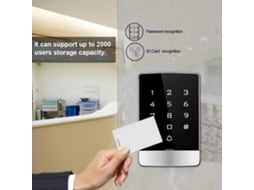 Sistema De Control De Acceso Com Botão Táctil Metal T9, Cartão Wiegand 26 Bits E Senha Para Entrada De Portas