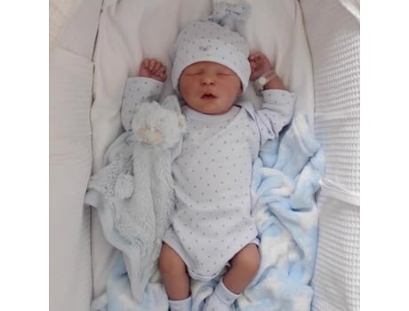 Boneco Reborn Menino - Rumocovo - 45cm - Corpo Realista - Pele Flexível 3d - Educativo