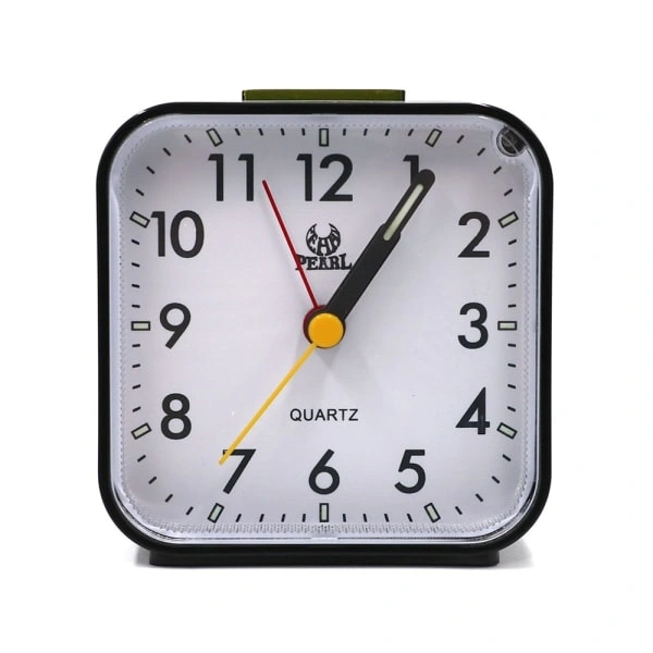 Despertador BRILVIBERA de 4 polegadas, elegante, em metal, com alarme alto