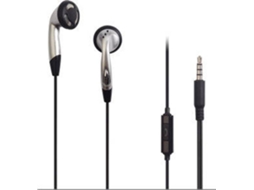Auriculares com Fio FONESTAR Fa-388M (In Ear - Microfone - Preto)