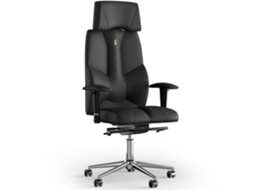 Cadeira de Escritório Ergonómica KULIK Business PU Couro (Preto -130x50x50cm)