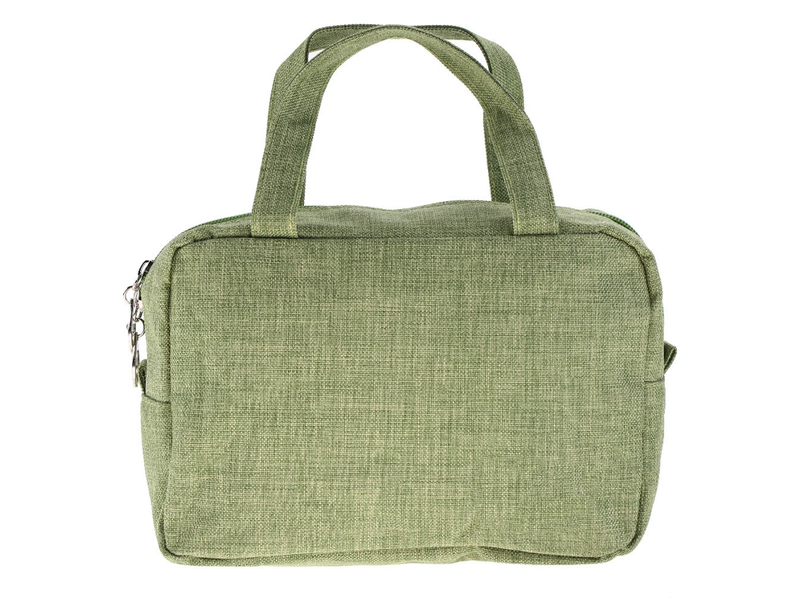 Bolsa de maquillaje portátil multifuncional, organizador de accesorios de viaje