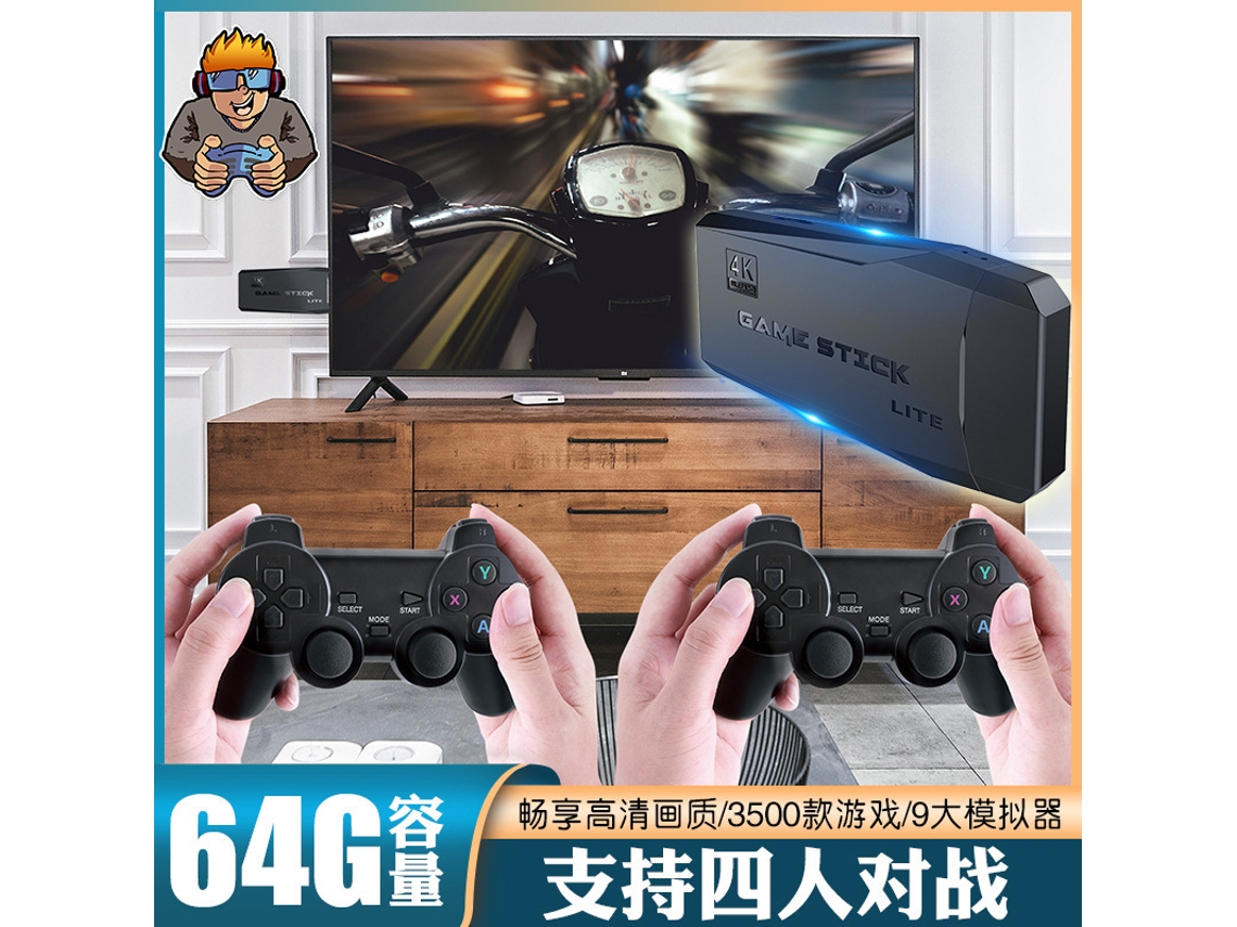 Console de Jogo para Tv Produto Tongtuo M8 Console de Jogo para Tv Doméstico com 10000 Modos de Jogo EOOCOO (controles Duplos, Conexão Hdmi)