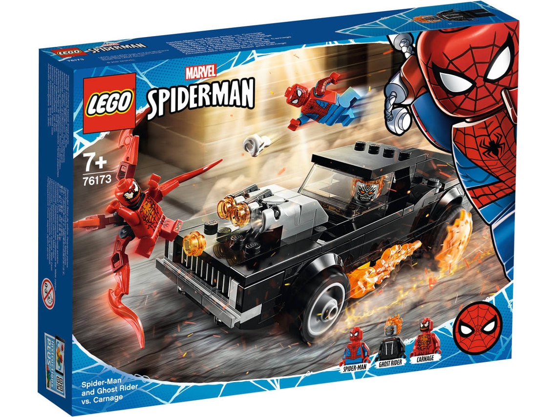 LEGO Marvel: Homem-Aranha e Ghost Rider vs Carnage (Idade Mínima: ‍7 - 212 Peças)