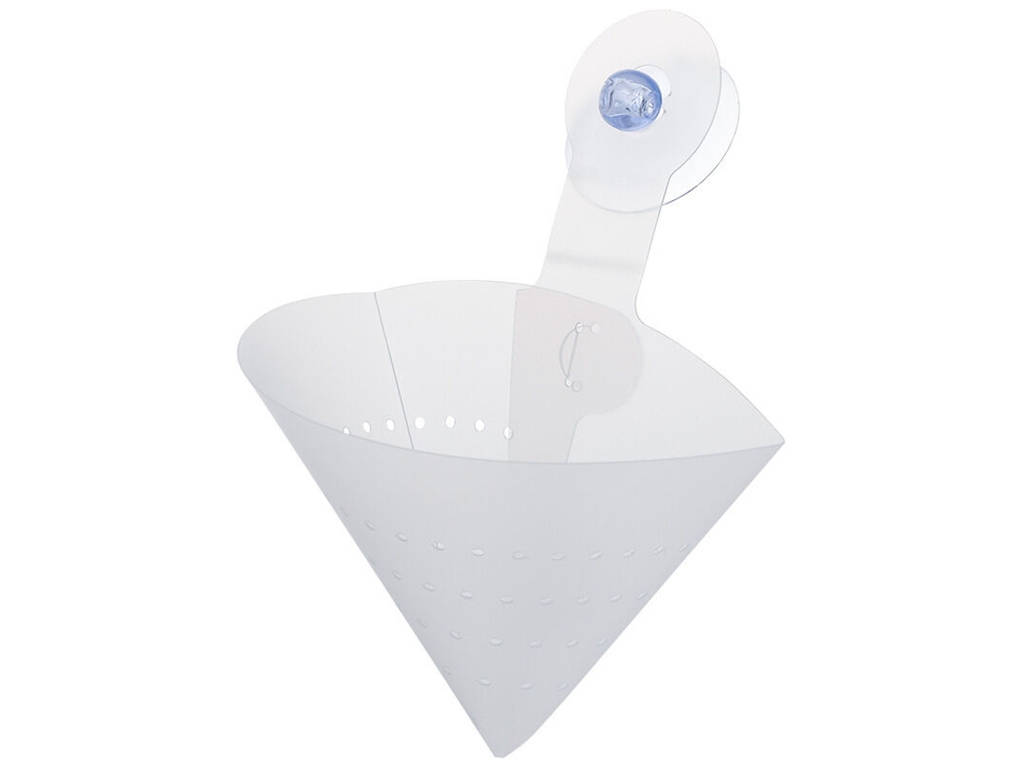 Coador De Pia Dobrável Com Ventosa, Para Alimentos E Vegetais, Ralo E Outros Resíduos De Cozinha. 1 Unidade