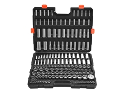 Conjunto De Chaves De Caixa 163 Unidades Com Acionamento 9,53 Mm 6,4 Mm 12,7 Mm Vevor