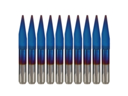 10pcs Broca De Gravura Pcb Aço De Tungstênio Premium 3.175 Cnc Router Tool (20°*0.5)