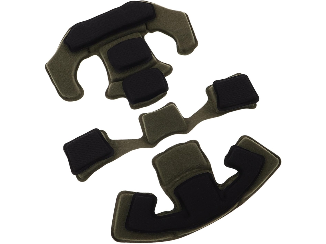 Conjunto de travesseiros de espuma viscoelástica sólida para fones de ouvido com forro.