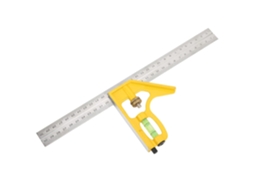 Esquadro Combinado Ajustável Alomejor 300mm, Régua De Marcação Durável