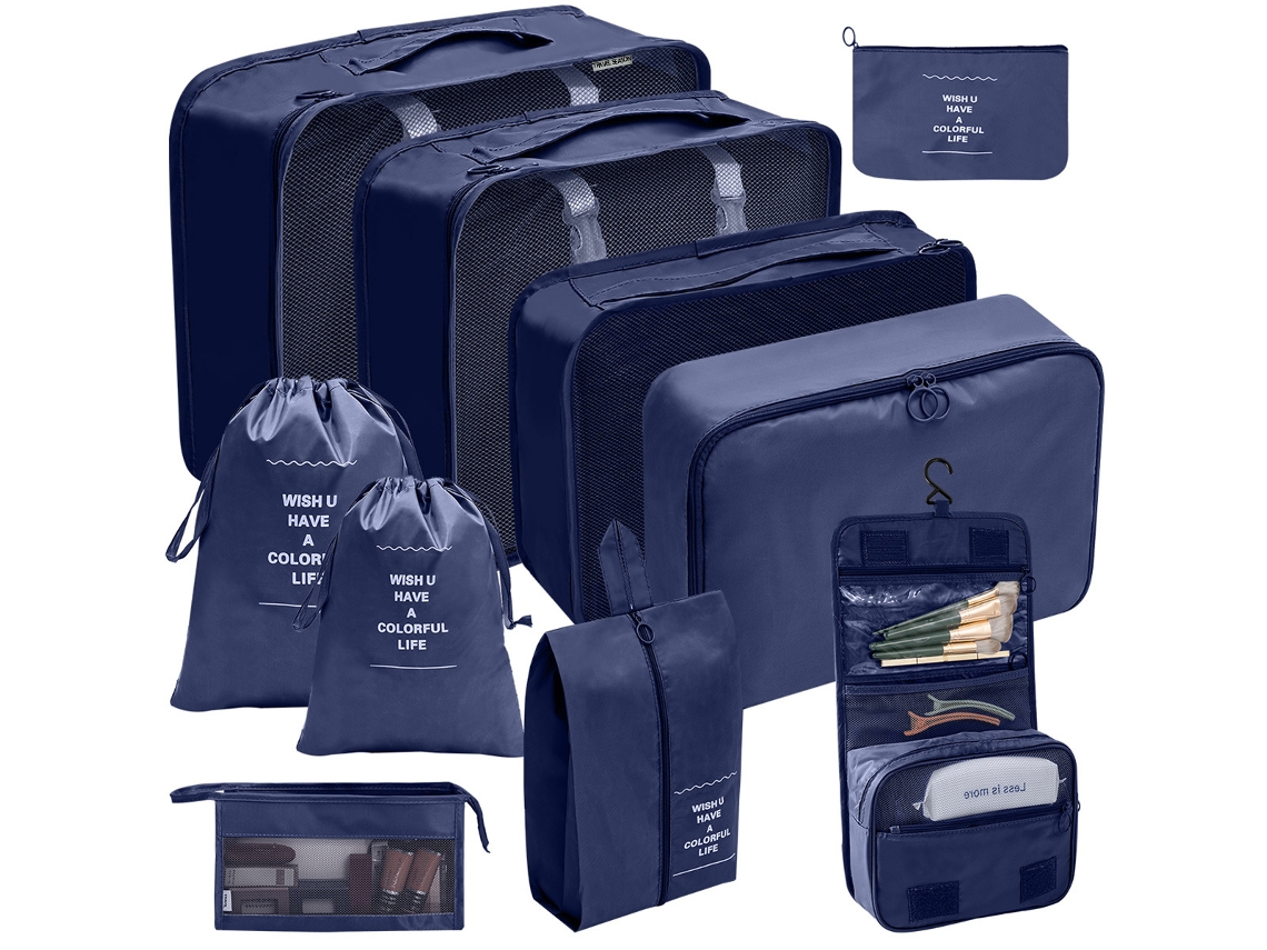 Conjunto de Bolsas Organizadoras para Viagem BRILVIBERA