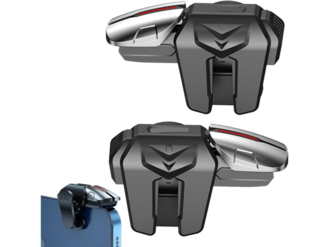 Controlador Móvel 4 Gatilhos Universal, Alta Sensibilidade, Para Pubg/fortnite, Iphone/android/ios