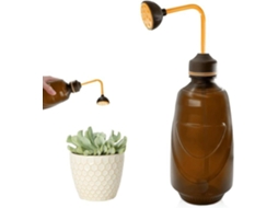 Conjunto de presente com relógio, pulseira, colar, brincos e caixa laranja prateada AQUAFORGE
