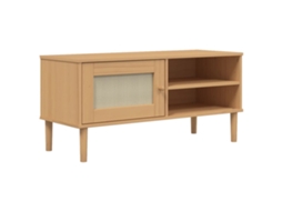 Tv Cabinet, Tv Cabinets Vidaxl Marrom Madeira De Pinho (n/a)