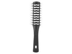Anti static Anti tangle Double Sided Massage Comb For Salon Hairstyling Black